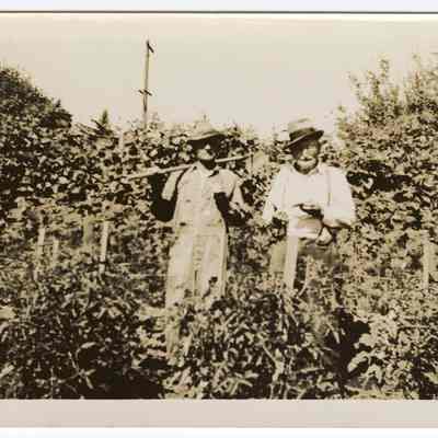 Photograph of George Vallier and Baxter Young, Springfield, undated
