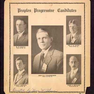 Photograph of Peoples Progressive Candidates