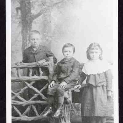 Photograph of three children