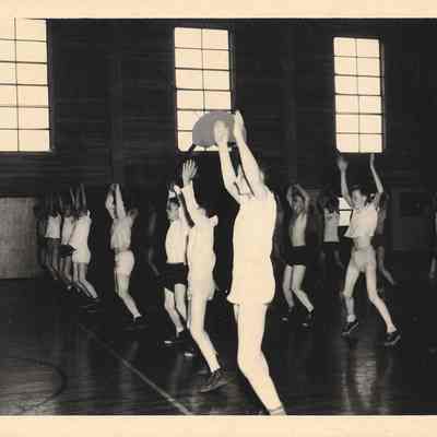 Springfield High School Boys P.E. Class, 1945-1946.