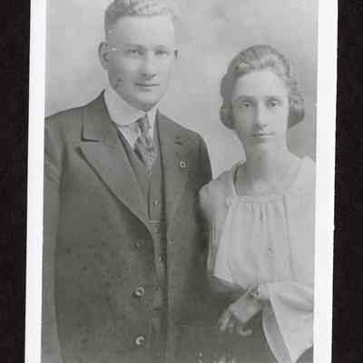 Photograph of Orville Wegner and Bessie Farnham Wegner