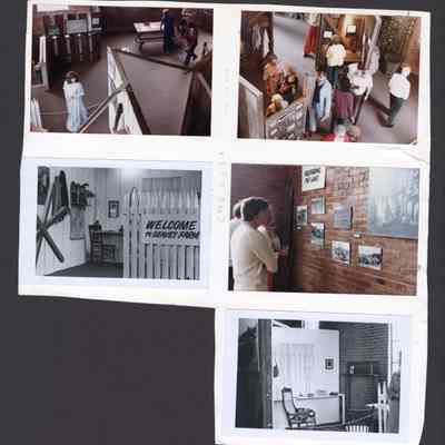 Photographs, Seavey Farm exhibit at Springfield Museum, Springfield, undated.