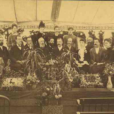 Photograph, Spiritualists Service, circa 1880