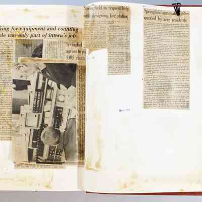 Pages 152-153 (Articled laid how they were found)