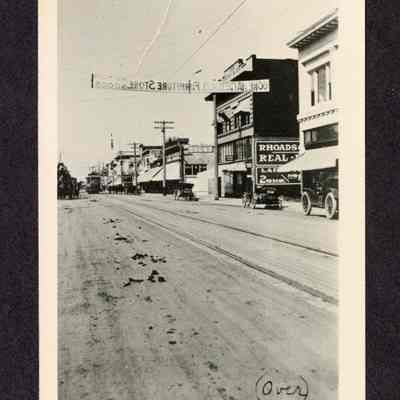 Streetcar in Springfield, Oregon, 1910