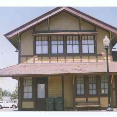 Photograph of the Springfield Train Depot, circa 1992