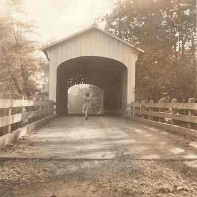 Photograph of the Bridge at Millrace at 21st, 1939