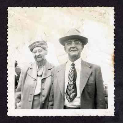 Photograph of Hattie and Charles Myers, circa 1940