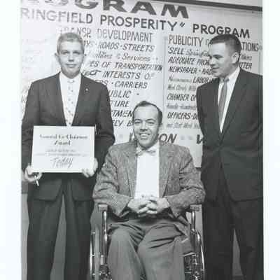 Photograph of the General Co-Chairman Award Ceremony, Springfield Chamber of Commerce, circa 1960