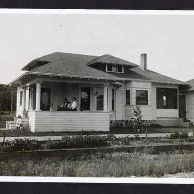 Mr. and Mrs. Bryant and Crystal Bryant, at Bryant Home, 1921