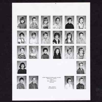 Photograph, Camp Creek Elementary, Kindergarten, 1972-1973.