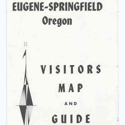 Tourist Map of Springfield and Eugene, circa 1980