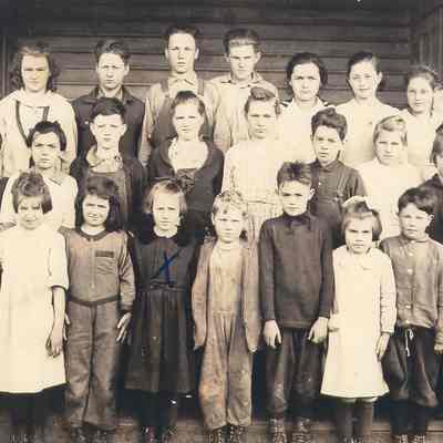Photograph of Thurston First Grade Class of 1918, Thurston, Oregon