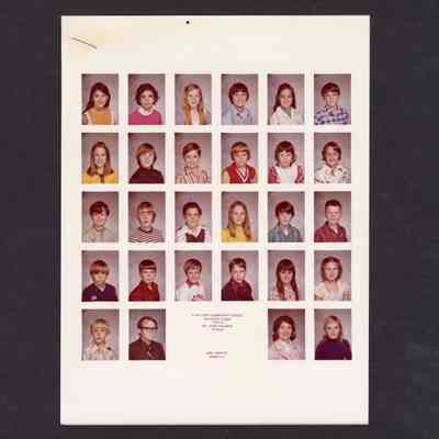 Photograph, Camp Creek Elementary, Grades 4 and 5, 1974-1975.