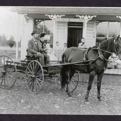 Photograph of Oregon Post Office, Thurston, Oregon, Circa 1880