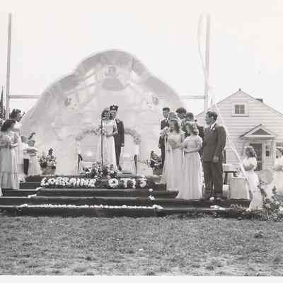 Photograph of Springfield High School Springfest Court, Springfield, Oregon, 1947