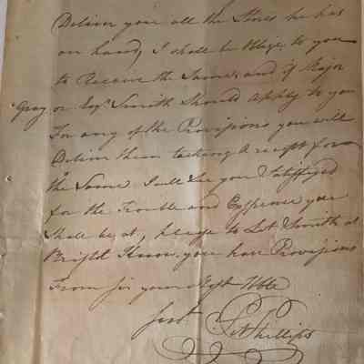 Letter to Capt. Ebenezer Whiting of Warren (1777)