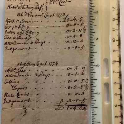 Front of item