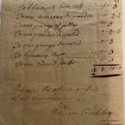 Receipt for Goods (ca. 1777)