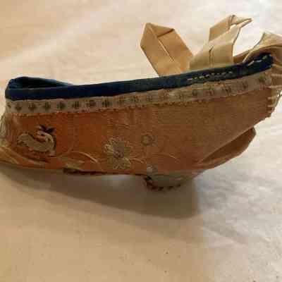 Embroidered Chinese Foot Binding Shoe