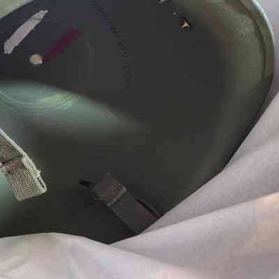 Inside of helmet