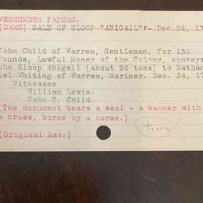 Related catalog card from historical card catalog