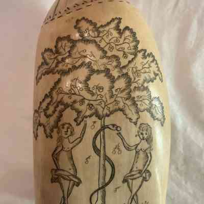Scrimshaw: Adam and Eve