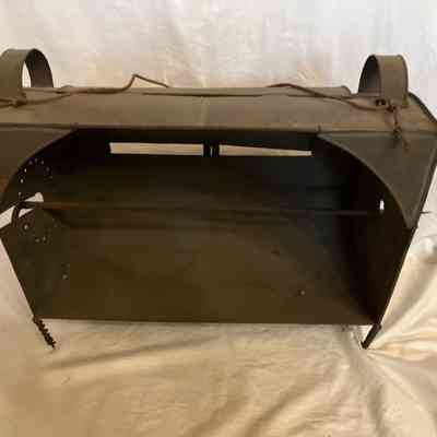 Back of oven: the opening in back faced the fire