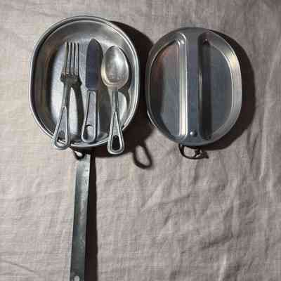 Open kit with utensils