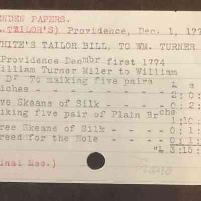 Related catalog card from historical card catalog