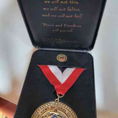 Medal and Case Belonging to Major General Jamiel