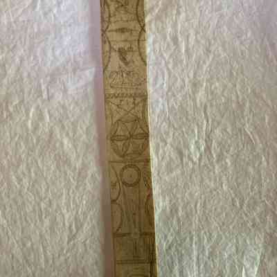 Scrimshaw Busk with Various Carvings