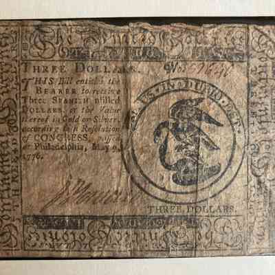 1776 three dollars