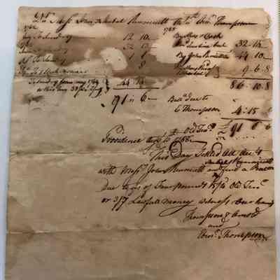 Settlement of Account (1762–1768)