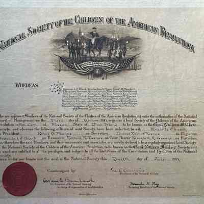 National Society of the Children of the American Revolution 1917