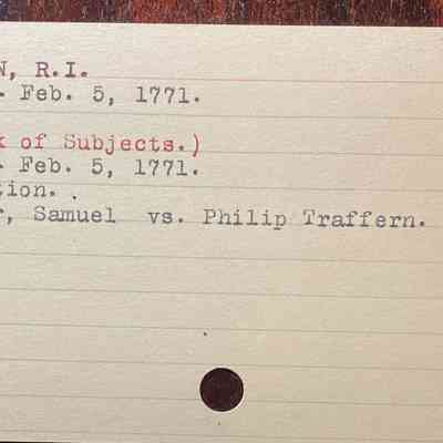 Related catalog card from Historical card catalog