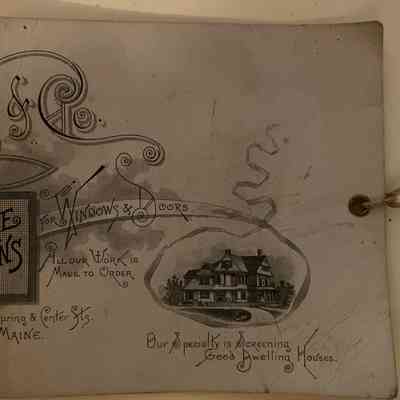 Label formerly attached to lantern