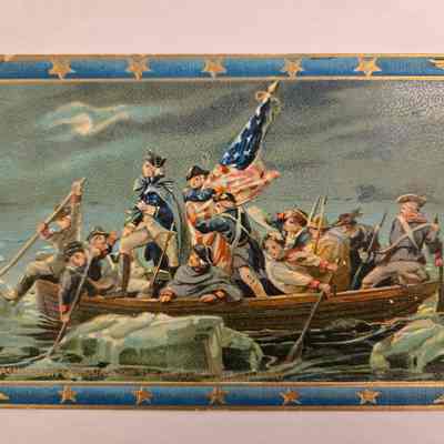 George Washington Postcard Addressed to Mary DeWolf