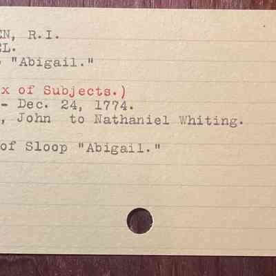 Related catalog card from Historical card catalog