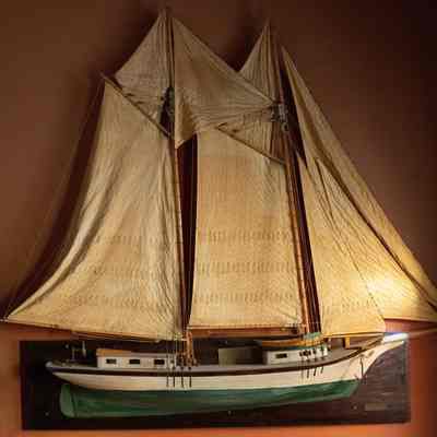 Sailing ship on Staircase
