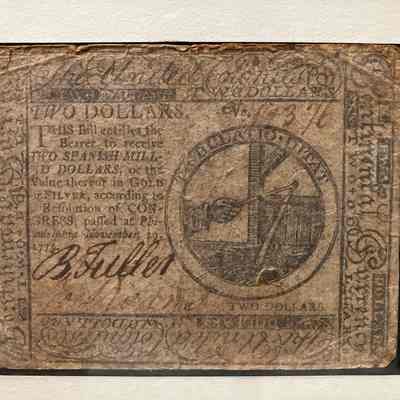 1775 Two dollar currency