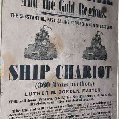 Chariot flyer soliciting for passengers and crew