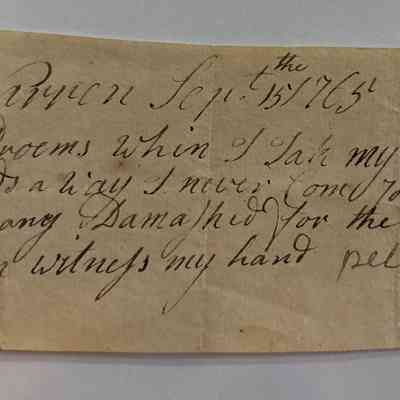 A Promise to Leave (1765)