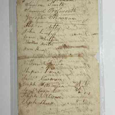 Back of item