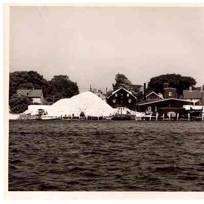 Blount Seafood Corp Warren R.I. waterfront 25x21 glossy black and white