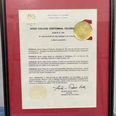 Washington, D.C. Proclamation