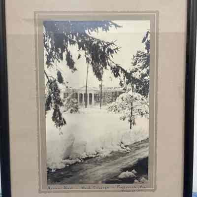 Alumnae Hall in Snow, 1928