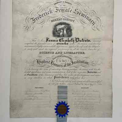 Diploma, Frannie Dutrow