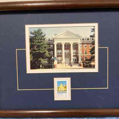 Alumnae Hall and Stamp