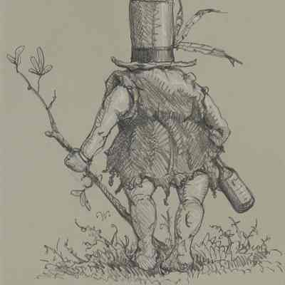 Gnome With a Bottle